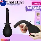 Unisex Deluxe Anal Douche Cleaner - Squeezable Bulb for BDSM Fetish Play Sex Toy
