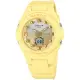 Baby-G CASIO / BGA-320-9A / 卡西歐 漸層色彩 雙顯 防水 橡膠手錶 檸檬黃色 42mm