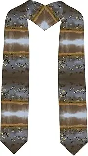 [SKKNT] Hunting Flying Wild Ducks Print Graduation Shawl Stole For Academic Commencements Honor Sash Congratulations Gift