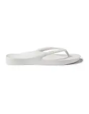 [Archies] Arch Support Thongs in White