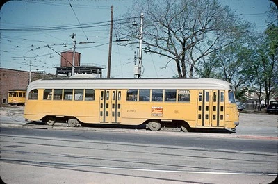 Baltimore Transit car number 7303 TROLLEY & RAILROAD OLD PHOTO