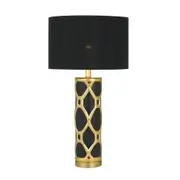 Telbix Vilma Classic Drum Ceramic Table Lamp