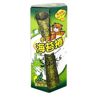 小浣熊 海苔捲-醬燒原味 8支(24g/盒)[大買家]