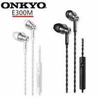 在飛比找PChome24h購物優惠-【ONKYO】入耳式 有線耳機E300M (黑色 / 白色)