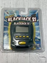 Radica NEW Pocket Blackjack 21 Electronic Casino Game LCD Handheld #9807 1997