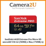 SANDISK 閃迪至尊 PRO 64GB MICRO SD MICROSD V30 A2 (90MB/S MAX.20