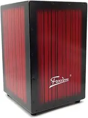 Freedom Cajon Box Drum Wooden Percussion Box Padded Case Red DB01-RED