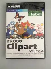 PC CD-ROM Collections Green Label 25,000 Clipart Volume 4