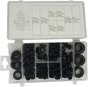180pcs Rubber Gasket Ring Kit Electronic Kits Seals Mechanic Gasket Air Gas Connections Rings Gas Connections Seal Sealing Gasket Professional Plumbing Seal Ring