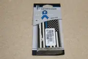 POLICE AIR FRESHENER - THIN BLUE LINE - 2 PACK - SUPPORT LAW ENFORCEMENT !!!!!!!