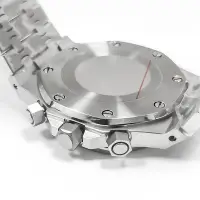 在飛比找Yahoo!奇摩拍賣優惠-改裝手錶石英男士計時碼錶41mm精鋼錶殼+錶帶裝日本vk63