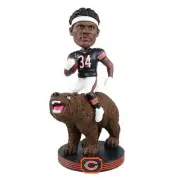 Walter Payton Chicago Bears Riding Bear Bobblehead NFL Football