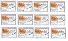 Eraser Herby Scrub Daily Soap (75 gramsX 12) gentle scrubber moisturizing effect