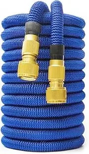 Garden Hose Water Expandable Watering Hose High Pressure Car Wash Expandable Garden Magic Hose Pipe(Blue,150FT-45M Extended)