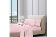 Bedding King 1200TC Pure Egyptian Cotton Sheet Set - Baby Pink