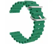 Xiaomi Amazfit GTS 4 compatible Silicone Ocean Bands Watch Straps - Army Green