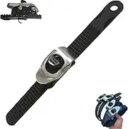 Ultimate Heavy-Duty Grip Lock Strap, Adjustable Metal Ratchet Buckle and Super-Strong Flexi Strap, for Trucks, Motorcycles, Camping, Tools, Secure Anything, Anywher (1)
