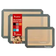 Silicone Baking Mat, Katbite Large Baking Mat Set of 3-2 Half Sheets Mats (11...