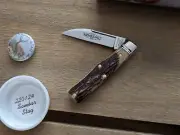 GEC Great Eastern Cutlery #22 Northfield Magnum 220124 Sambar Stag