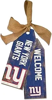 NFL New York Giants Unisex New York Giants Team Tags, Team Color, 12 inch