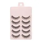 Lactacia - Set of 5 Pairs: Volume Crisscross False Eyelashes 5 pairs