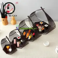 在飛比找蝦皮購物優惠-#上新#日式六角籠料理糕點心盛器餐廳壽司桶炸物點心籃菜盤器皿