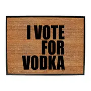Vote For Vodka - Funny Novelty Doormat Man Cave Floor mat