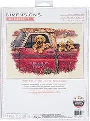 Dimensions Golden Ride Cross Stitch Kit, 35 cm x 25 cm