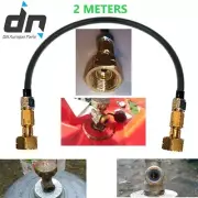 REFILL LPG BOTTLE,TRANSFER GAS,PROPANE CYLINDER BUTANE SWIVEL LPG 2METRE PIPE