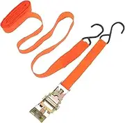 CANIGHT 4pcs Heavy Duty Ratchet Tie Down Straps Cargo Securing Straps for Trucks Trailers Motorcycles Robust and Reliable Lashing Ties for Safe Transport