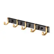 Wall Hanging Coat Rack Stainless Steel Coat Mount Hook Rail