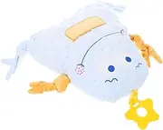 Yardwe Soother Blanket Security for Newborns Soft Snuggle with Charming Animal Design for Teething Crib and Pram Use