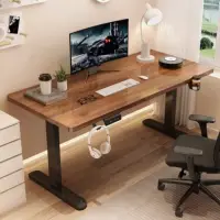 在飛比找momo購物網優惠-【MGSHOP】電動升降桌 160CM 電腦桌 辦公桌 書桌