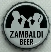 USA Plastic Lined Beer Crown Bottle Cap: Zambaldi Brewing