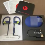 Beats By Dre Powerbeats3 Blue Wireless Bluetooth Headphones LeBron James Model