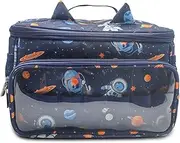 [Taladad] Bag for Toniebox Tonie, Storage for Tonies Hearing Figures, Carry Bag with Shoulder Strap, for Toniebox Starter Set and Accessories, Tonies Figure, Accessories Protective Case Organiser (Astronauts),