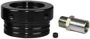 BWPEXZ Compatible with GT86 Universal Oil Sandwich Panel Adapter Compatible with Civic Fit GK5 Oil Filter Cooler Panel Adapter(Black)