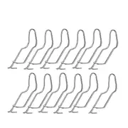 50PCS Plant Trellis Connecting Buckles,Garden Stakes Trellis Clips for Canes,Garden Support Stakes Plant Climbing Silver