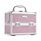 Makeup Case Portable Makeup Box Travel Train Case Cosmetic Case Organizer wit...