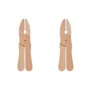 2x MamaMemo Workshop Tools Pliers Kids/Children Fun Play Wooden Building Toy 3+