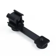1x Triple Hot Shoe Mount Support Accessory For DJI OSMO Mobile 2 Zhiyun Smooth 4
