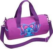 Disney Children's Sports Bag, 40 x 20 x 20 cm, Fitness Bag, 2 Side Pockets & Adjustable Strap, Purple Stitch, Einheitsgröße, Travel Bag