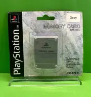 Sony PlayStation 1 PS1 Memory Card Gray SCPH-1020 E Brand New Sealed In Pack