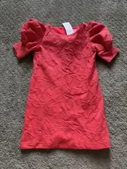 lilly pulitzer Girls Mini Knowles Dress Ruby Red Size S $98