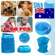 Disposable Vomit Bags Sickness Travel Plane Motion Car Bus Sea Sick Sealable V$