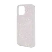 Dark Player Protective iPhone 12/12 Pro Case - Silver Glitter