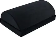 Adjustable Foot Rest Under Desk,Adjustable Detachable Comfort Foot Rest,Large Premium Velvet Soft Foam Footrest for Back, Lumbar, Knee Pain (Black)
