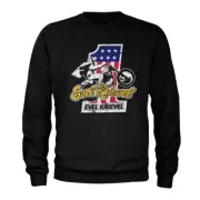 Evel knievel No. 1 Sweatshirt Black SIZE S