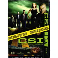 在飛比找蝦皮購物優惠-CSI 犯罪現場 第六季 全新DVD 再生工場3 03