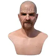 The Breaking Bad Mr.white Realistic Headgear Full Head Mask Party Cosplay Props Costume